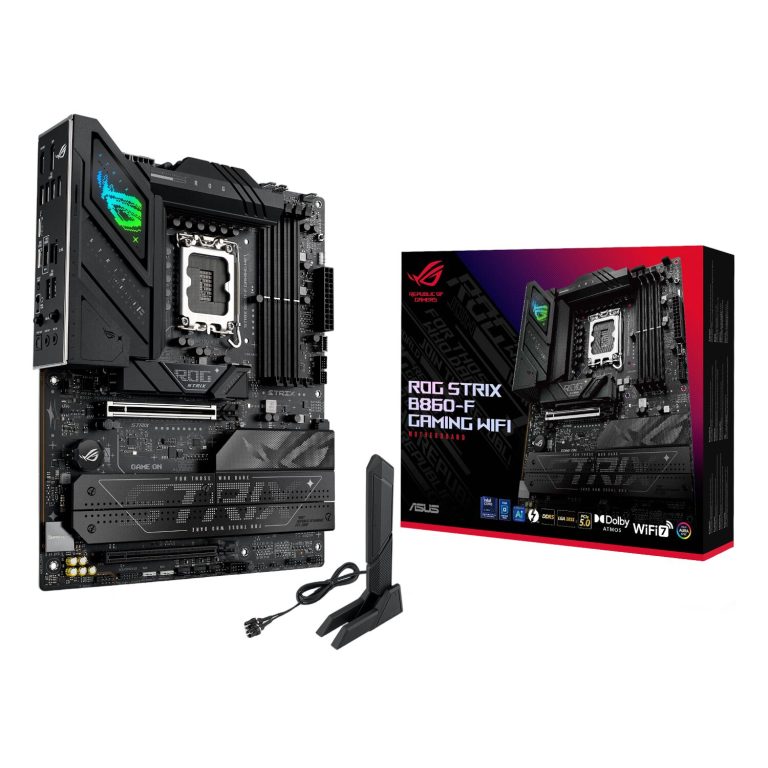 Asus ROG STRIX B860-F Gaming Wi-Fi Motherboard - Intel LGA1851 Black