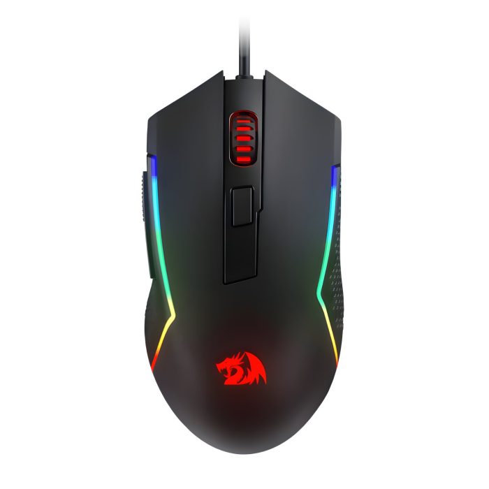 Redragon M616 TRIDENT 10000DPI RGB Gaming Mouse - Black Black