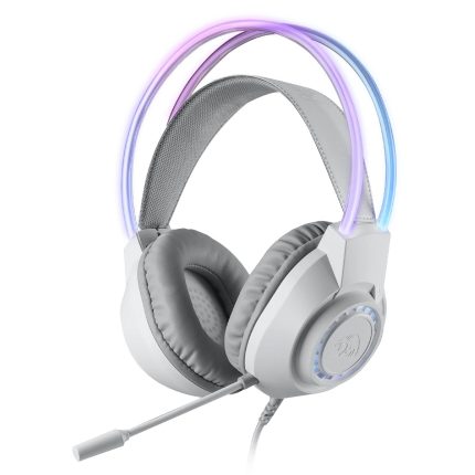 Redragon SCREAM Over-Ear RGB Gaming Headset - White White