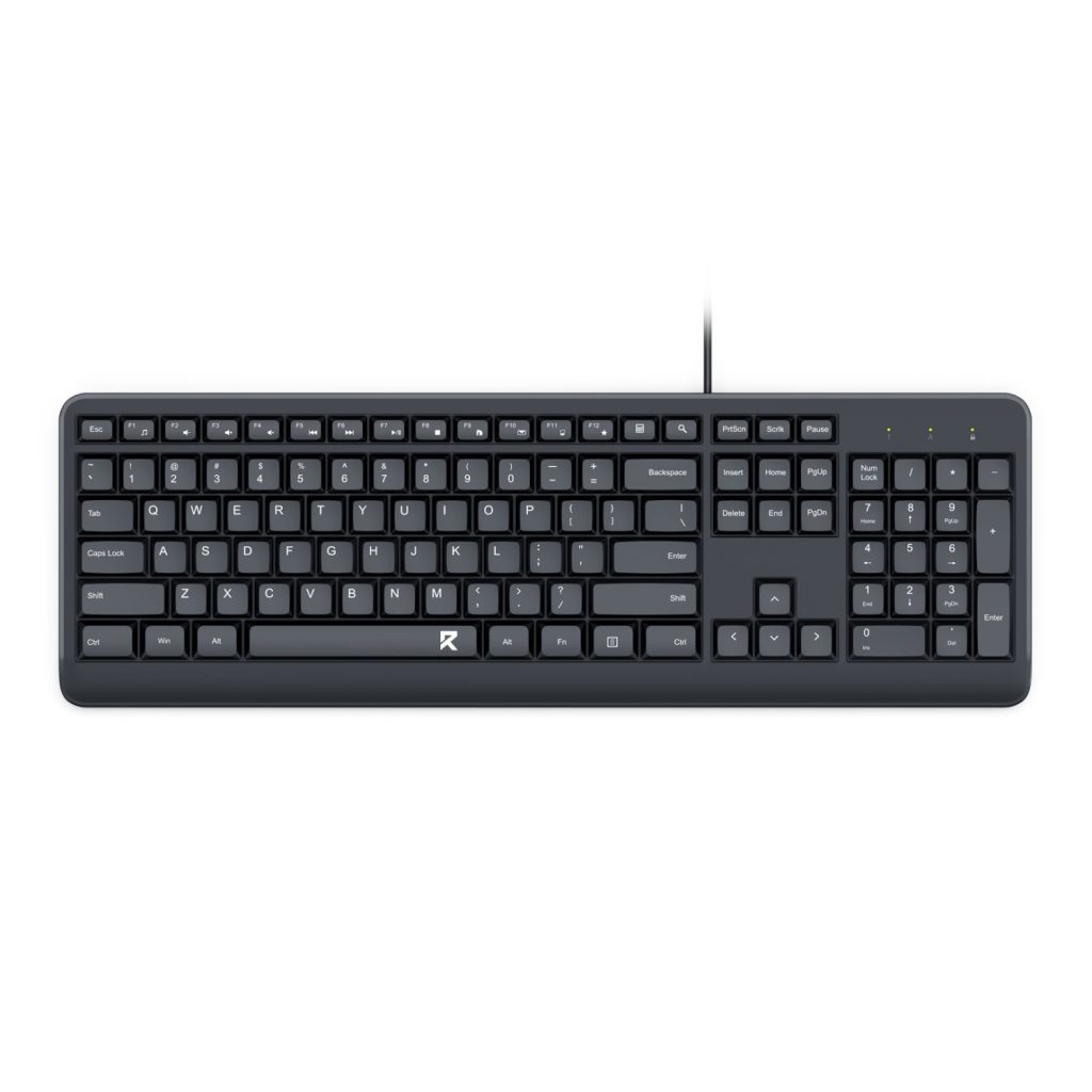 Redragon BK-7092 Full-sized Wired USB Office Keyboard Black