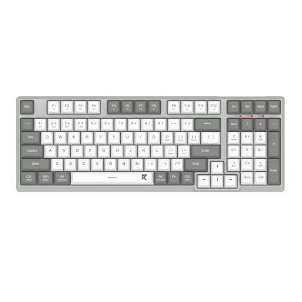 Redragon BK-7113 SCISSOR Full-sized Wired USB Gaming Keyboard White/Grey