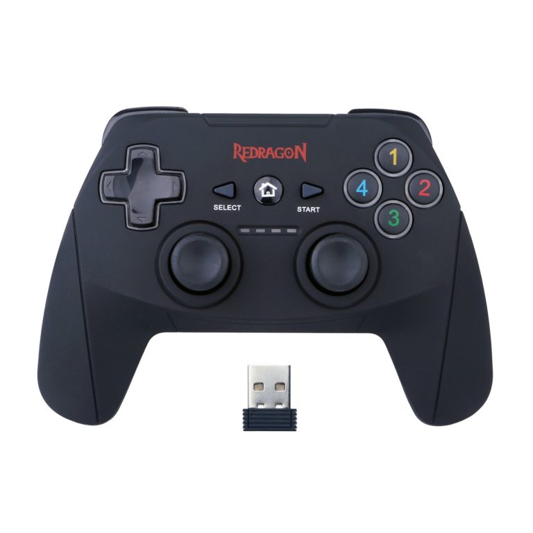 Redragon HARROW Wireless X/D-input(Digital/Analog) PC Controller - Black -