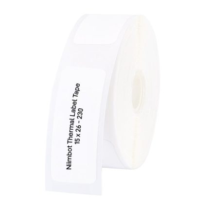 NIIMBOT D11/D110/D101/H1S Thermal Label 15x26mm - 230 Labels Per Roll - White White