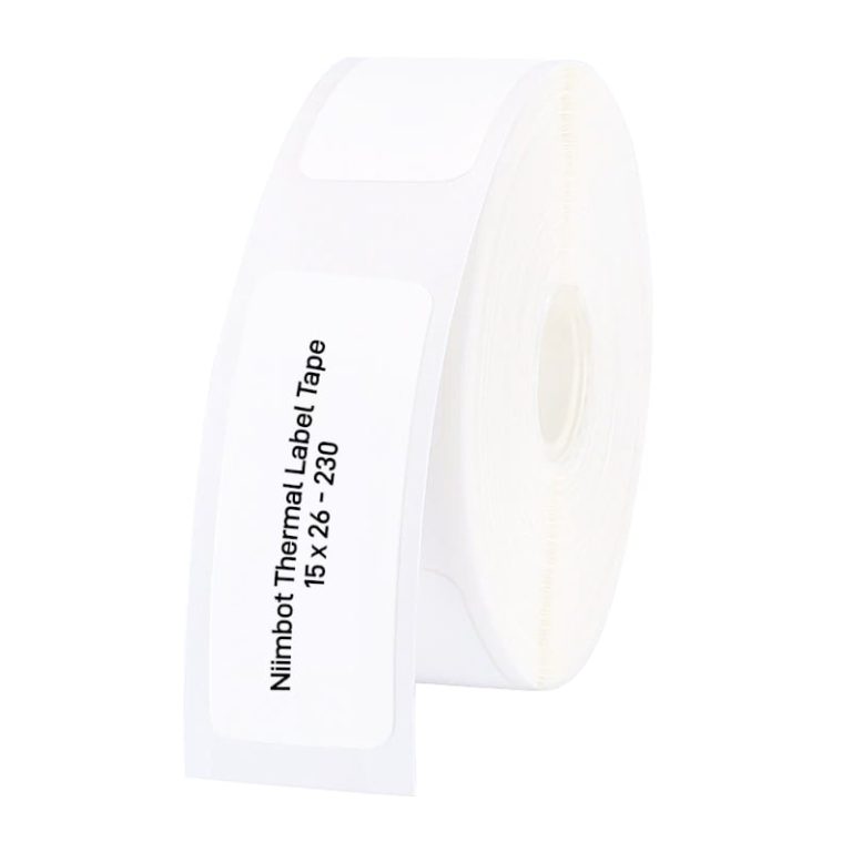 NIIMBOT D11/D110/D101/H1S Thermal Label 15x26mm - 230 Labels Per Roll - White White