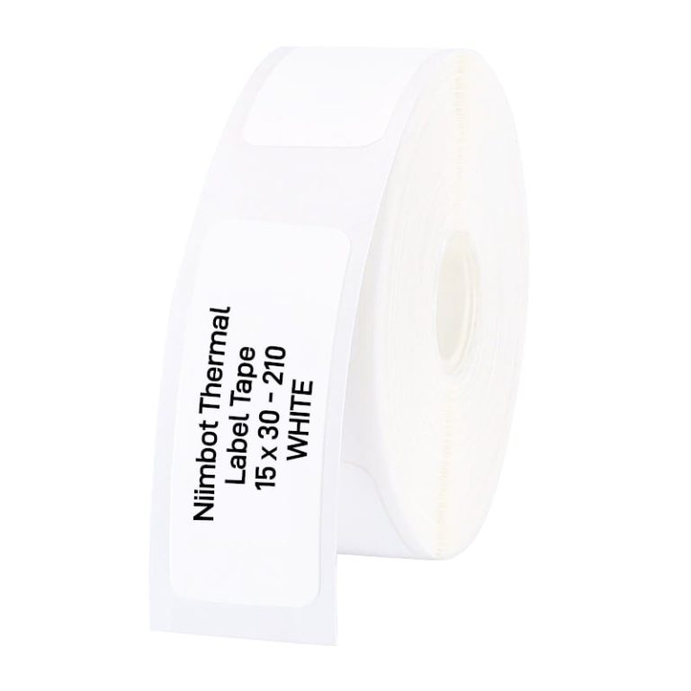 NIIMBOT D11/D110/D101/H1S Thermal Label 15x30mm - 210 Labels Per Roll - White Black