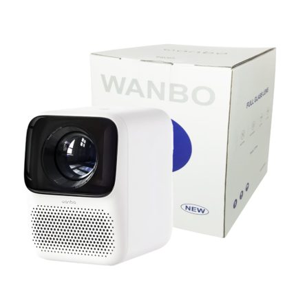 WANBO T2 MAX 1080P 450ANSI Android 9.0 Smart Projector - White White