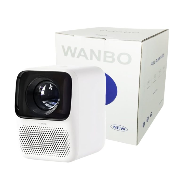 WANBO T2 MAX 1080P 450ANSI Android 9.0 Smart Projector - White White