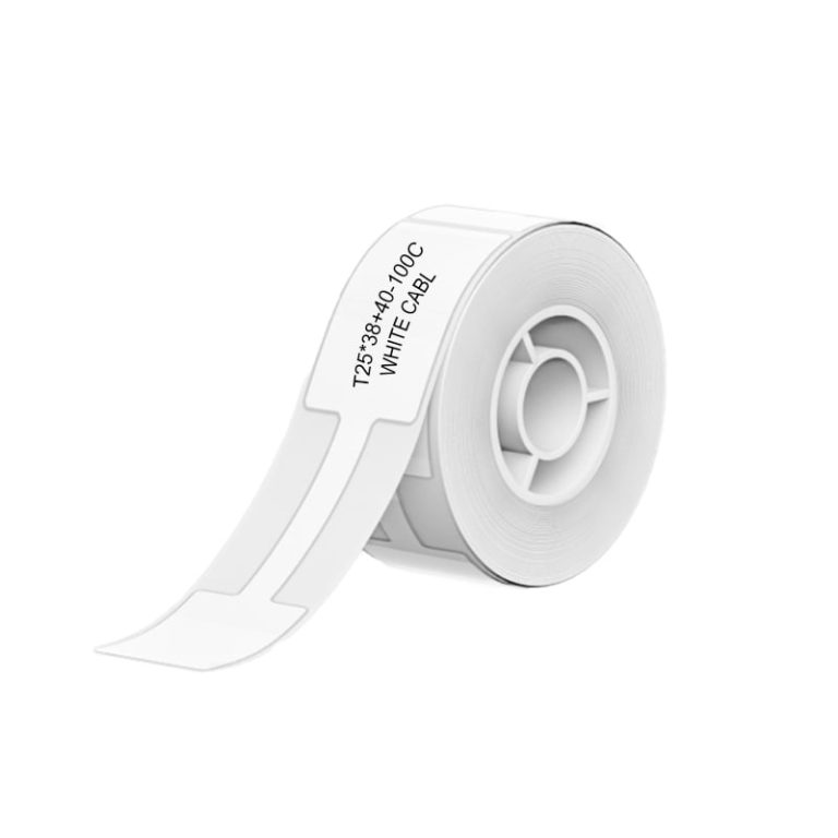 NIIMBOT B1/B21/B3S Thermal Label 25x38mm - 100 Labels Per Roll - White Cable -
