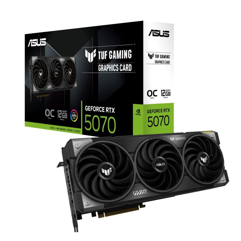 Asus TUF Gaming GeForce RTX 5070 12GB GDDR7 OC Edition Black