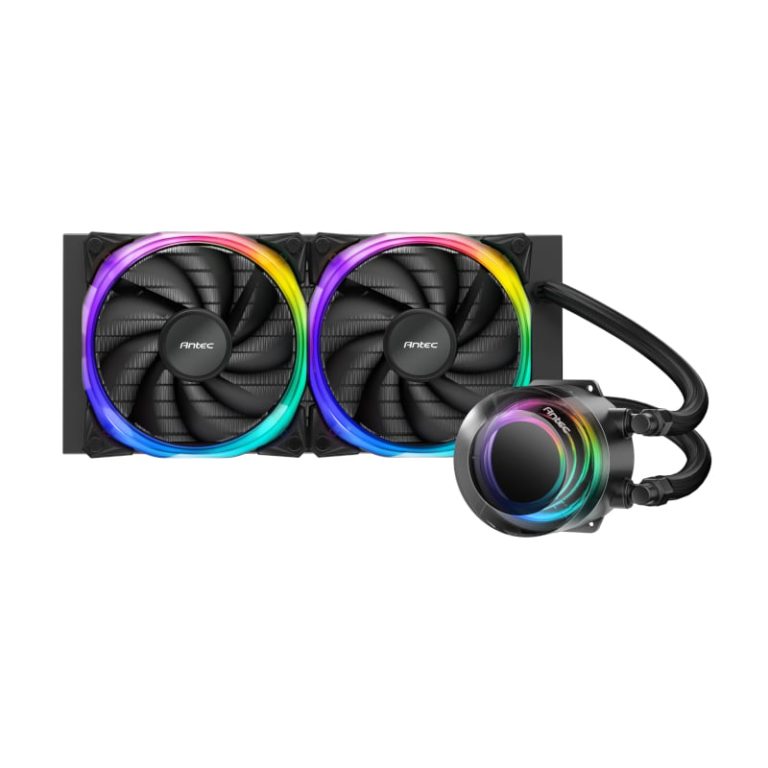 Antec Vortex 240 ARGB CPU Liquid Cooler Black Black