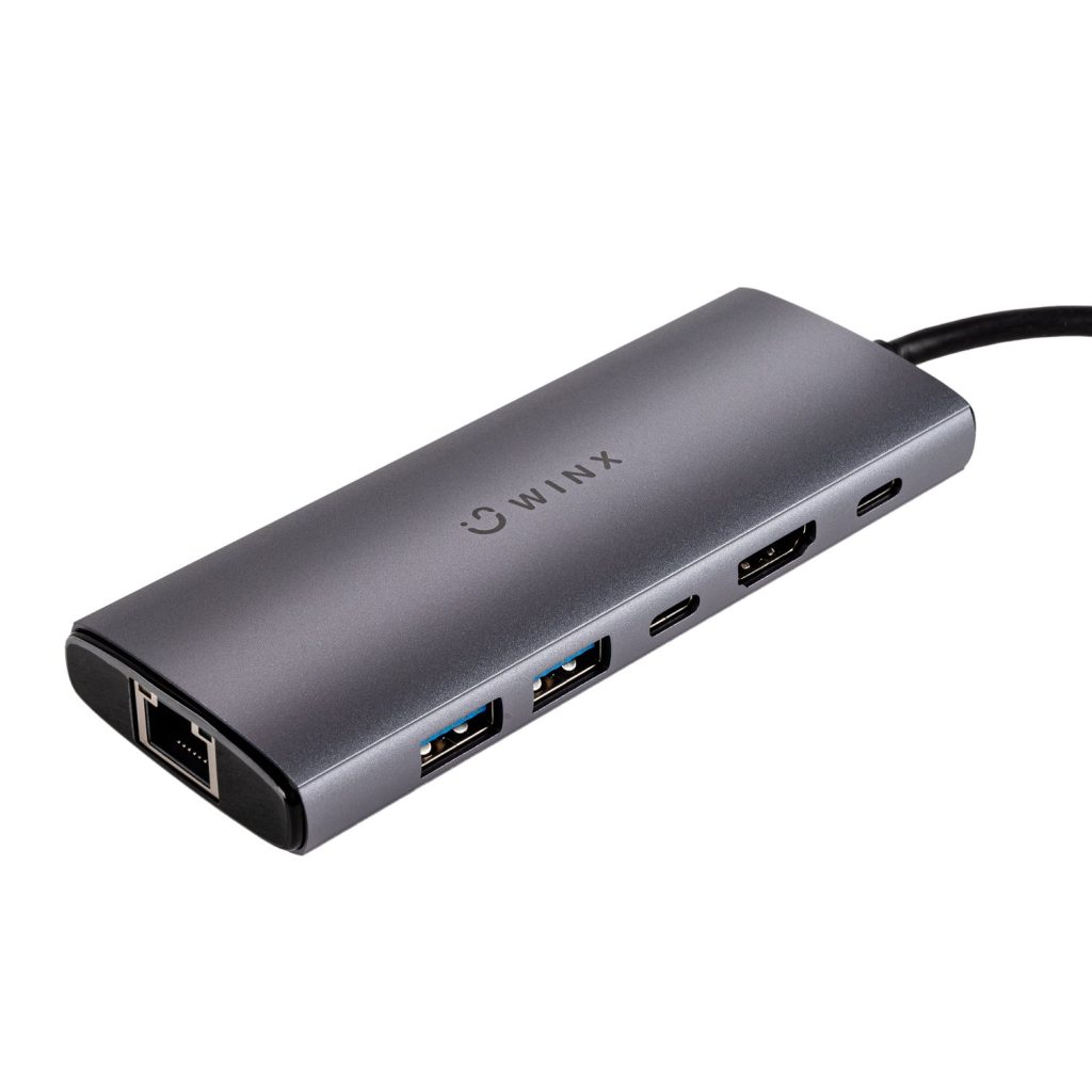 WINX CONNECT Pro 6-in-1 Type-C Hub Sandblasted anodized gray