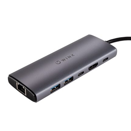 WINX CONNECT Pro 6-in-1 Type-C Hub Sandblasted anodized gray
