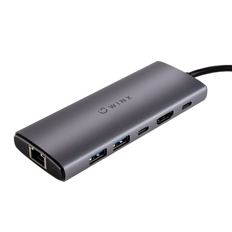 WINX CONNECT Pro 6-in-1 Type-C Hub Sandblasted anodized gray