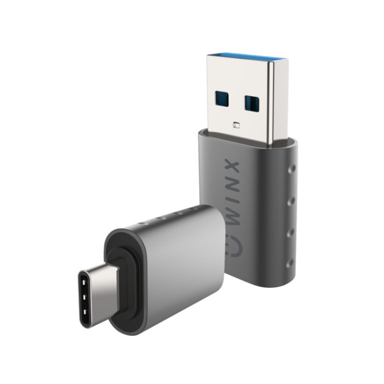 WINX LINK Simple Type-C and USB Adapter Combo Black/Grey