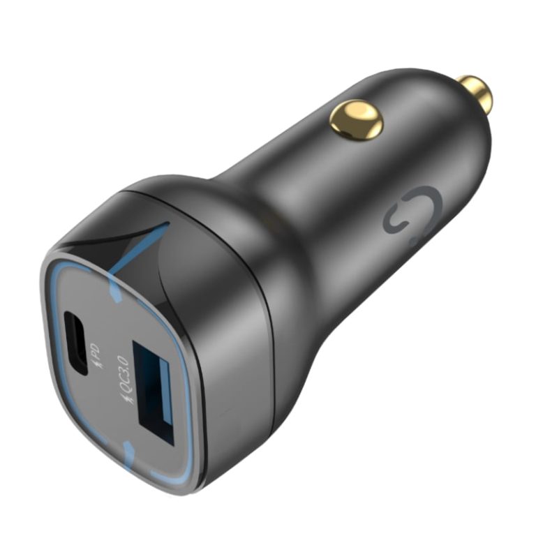 WINX POWER Fast 52W Car Charger Black