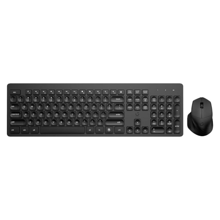 WINX DO Simple Wireless Keyboard and Mouse Combo Black