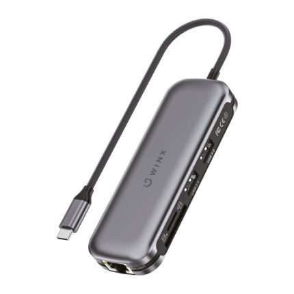 WINX CONNECT Max 7-in-1 Type-C Hub Grey