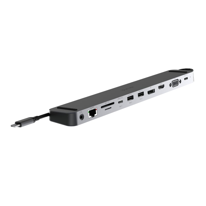 WINX CONNECT Max 11-in-1 Type-C Dock Aluminium Grey