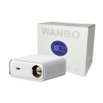 WANBO X2 MAX 1080P 450ANSI Android 9.0 Smart Projector - White White