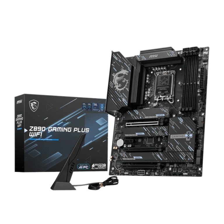 MSI Z890 GAMING PLUS WIFI DDR5 Intel LGA1851 ATX Gaming Motherboard Black