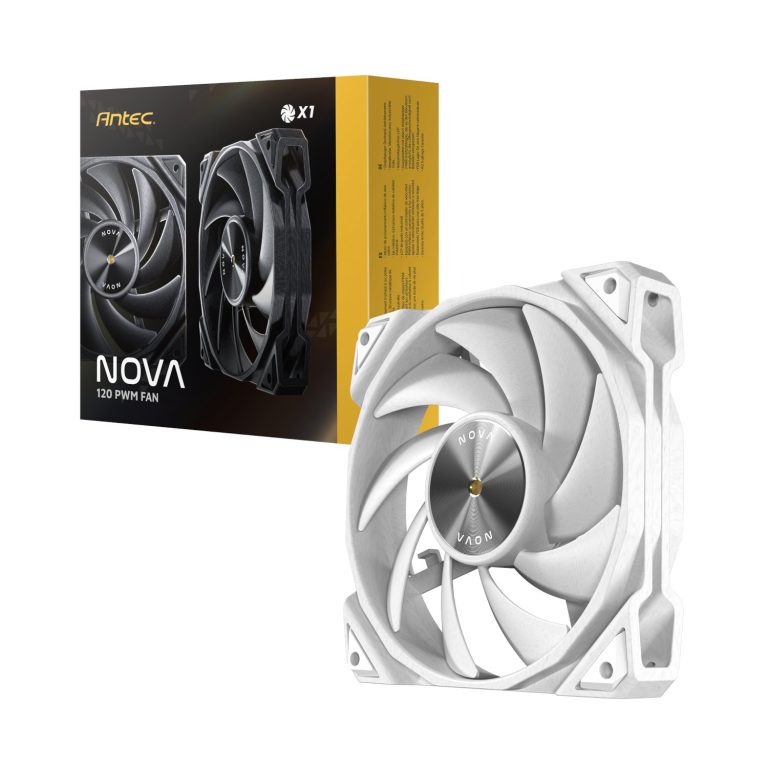 Antec NOVA PWM 120mm Case Fan White White