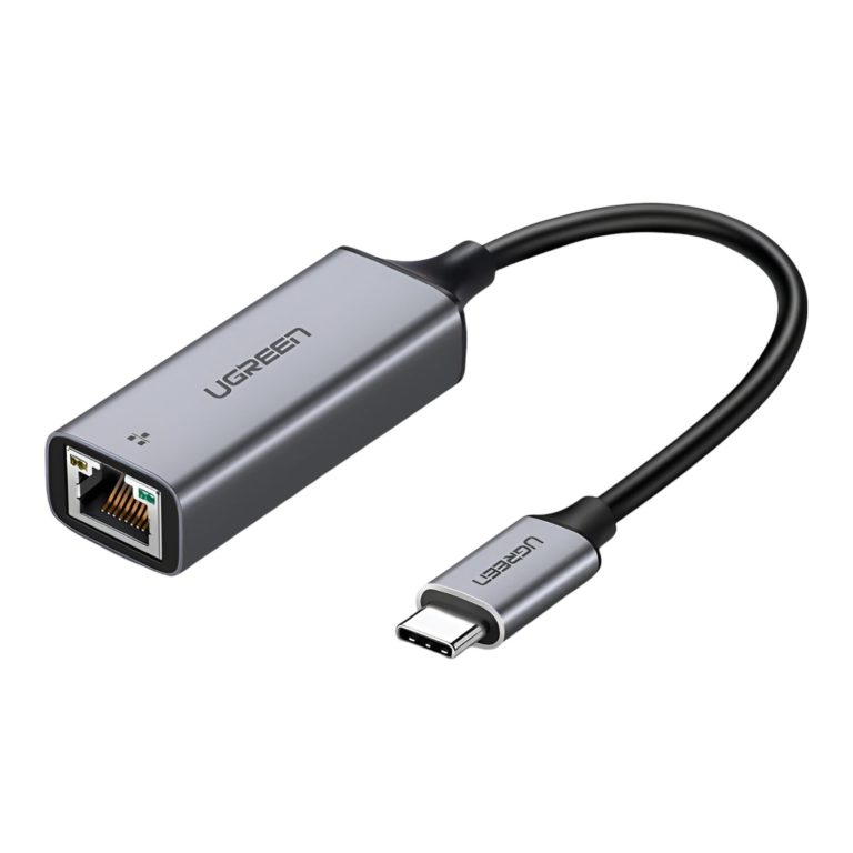 UGREEN CM199-50737 Type-C to Gigabit Ethernet Adapter - Silver Silver