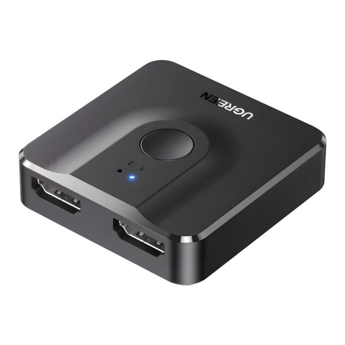 UGREEN CM217-50966 2-in-1 Bi-Directional 4K HDMI Switcher - Black Black