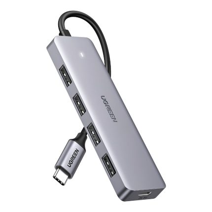 UGREEN 4-in-1 Type-C Hub | USB 3.0 | Type-C Silver