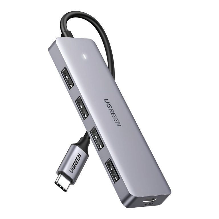 UGREEN 4-in-1 Type-C Hub | USB 3.0 | Type-C Silver