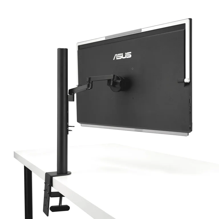 ASUS ZenScreen|24” 1080P|Portable USB Monitor (MB249C)|FHD|IPS|Type-C|Speaker|Multi-stand Design Kickstan|C-clamp Arm|Partition - ASUS ZenScreen MB249C, 60.5 cm (23.8"), 1920 x 1080 pixels, Full HD, LED, 5 ms, Black