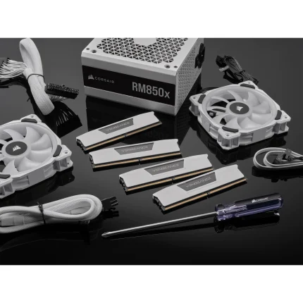 Corsair VENGEANCE® 32GB (2 x 16GB) DDR5 DRAM 5200MHz C40 Memory Kit; 40-40-40-77; 1.25V; Intel XMP White. . - Corsair Vengeance CMK32GX5M2B5200C40W, 32 GB, 2 x 16 GB, DDR5, 5200 MHz, 288-pin DIMM