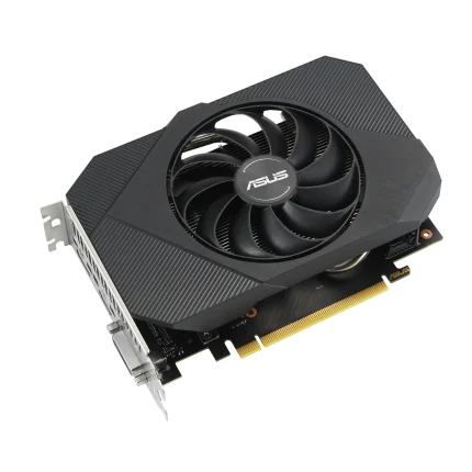 ASUS Graphics Card/NVIDIA/PCIe4/8GB GDDR6/OC mode:1807MHz/ Gaming mode:1777MHz/1xDVI/1xHDMI/1xDP/450W - ASUS Phoenix PH-RTX3050-8G-V2, GeForce RTX 3050, 8 GB, GDDR6, 128 bit, 7680 x 4320 pixels, PCI Express 4.0