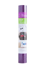 2003123 - Cricut Glitter Iron-On 30x48cm (Eggplant) - Cricut 2003123, Heat transfer vinyl roll, Smooth heat transfer vinyl, Purple, Monochromatic, Glossy, Cricut Maker Cricut Explore Machines