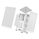 2000D AIRFLOW White Mini-ITX PC Case; 3x 2.5'' Drive Bays; Up to 360mm Radiator compatible - Corsair 2000D AIRFLOW, Small Form Factor (SFF), PC, White, Mini-ITX, 9 cm, 36.5 cm