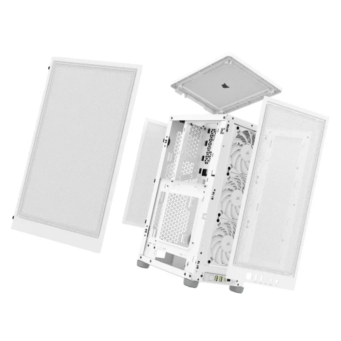 2000D AIRFLOW White Mini-ITX PC Case; 3x 2.5'' Drive Bays; Up to 360mm Radiator compatible - Corsair 2000D AIRFLOW, Small Form Factor (SFF), PC, White, Mini-ITX, 9 cm, 36.5 cm