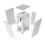 2000D AIRFLOW White Mini-ITX PC Case; 3x 2.5'' Drive Bays; Up to 360mm Radiator compatible - Corsair 2000D AIRFLOW, Small Form Factor (SFF), PC, White, Mini-ITX, 9 cm, 36.5 cm