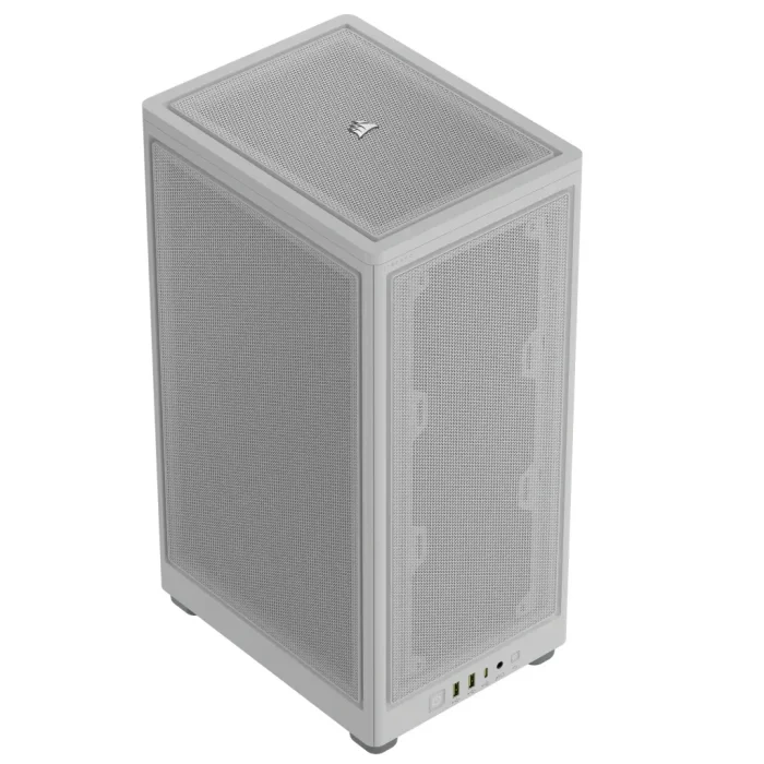 2000D AIRFLOW White Mini-ITX PC Case; 3x 2.5'' Drive Bays; Up to 360mm Radiator compatible - Corsair 2000D AIRFLOW, Small Form Factor (SFF), PC, White, Mini-ITX, 9 cm, 36.5 cm
