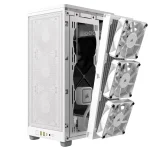 2000D AIRFLOW White Mini-ITX PC Case; 3x 2.5'' Drive Bays; Up to 360mm Radiator compatible - Corsair 2000D AIRFLOW, Small Form Factor (SFF), PC, White, Mini-ITX, 9 cm, 36.5 cm