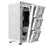 2000D AIRFLOW White Mini-ITX PC Case; 3x 2.5'' Drive Bays; Up to 360mm Radiator compatible - Corsair 2000D AIRFLOW, Small Form Factor (SFF), PC, White, Mini-ITX, 9 cm, 36.5 cm