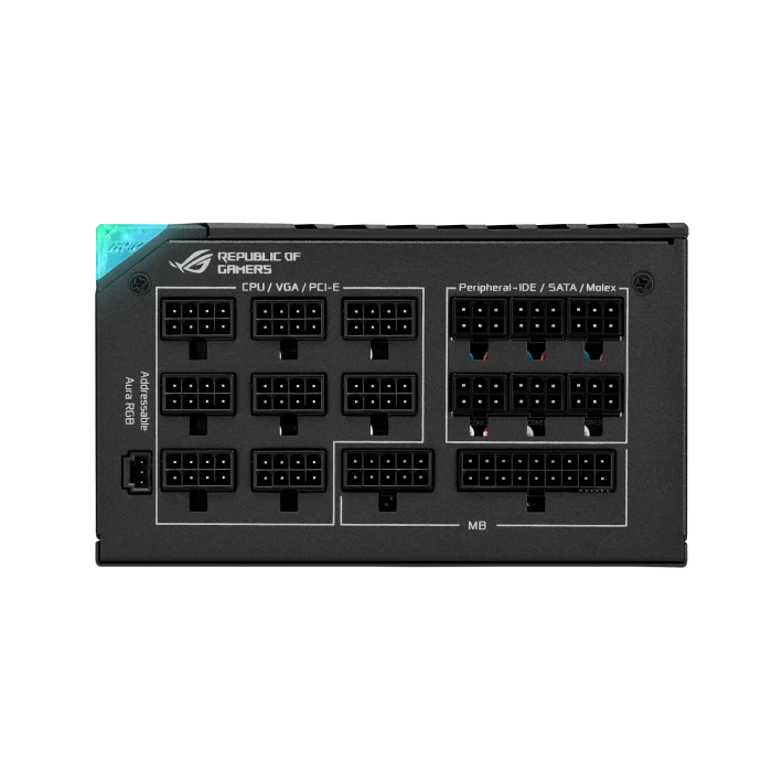 'ASUS PSU/1000W/Fully modular/80 Plus Platinum/10 years warranty. - ASUS ROG-THOR-1000P2-GAMING, 1000 W, 100 - 240 V, 25 A, 83 A, 25 A, 0.3 A
