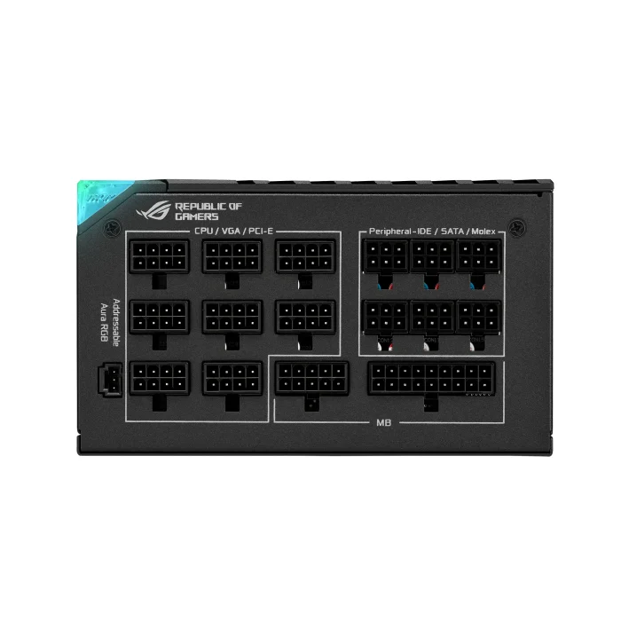 'ASUS PSU/1000W/Fully modular/80 Plus Platinum/10 years warranty. - ASUS ROG-THOR-1000P2-GAMING, 1000 W, 100 - 240 V, 25 A, 83 A, 25 A, 0.3 A