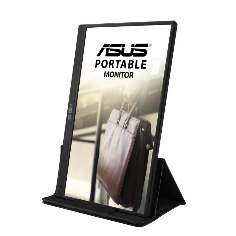 ASUS ZenScreen MB165B Portable USB Monitor |15.6 inch | 60Hz | HD(1366x768) | 1x USB 3.0 Narrow Bezel | USB-powered | Anti-glare - ASUS ZenScreen MB165B, 39.6 cm (15.6"), 1366 x 768 pixels, WXGA, LCD, 10 ms, Black