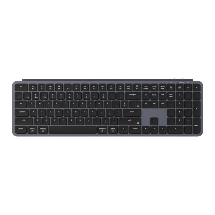 Keychron B6 Pro Ultra-Slim 100% Wireless Keyboard – Space Grey Space Grey
