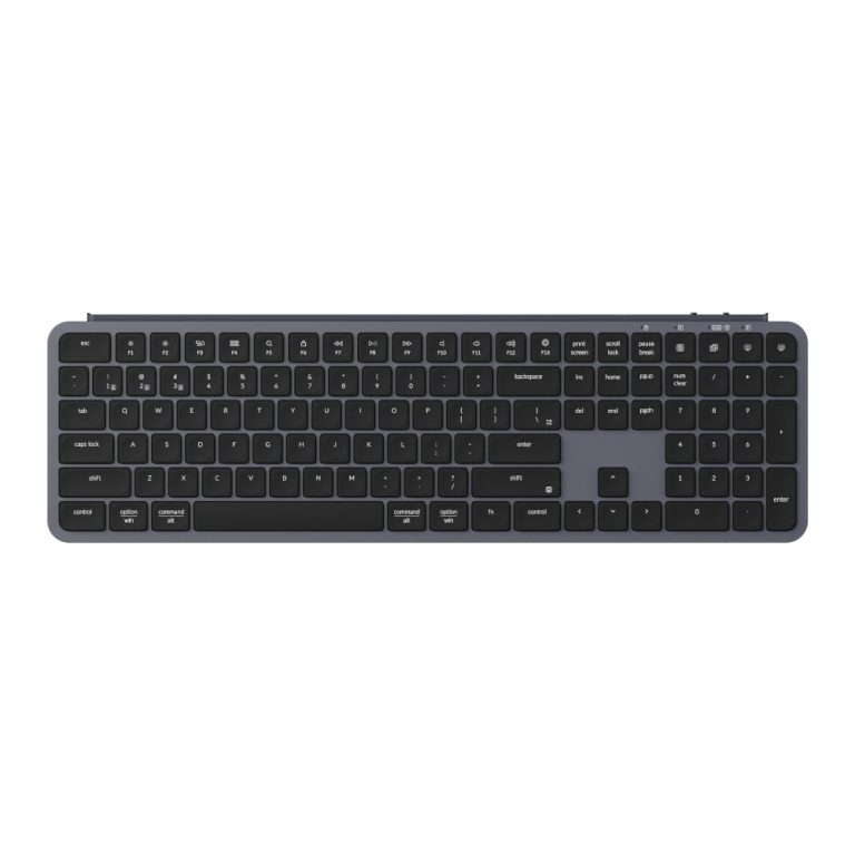 Keychron B6 Pro Ultra-Slim 100% Wireless Keyboard – Space Grey Space Grey