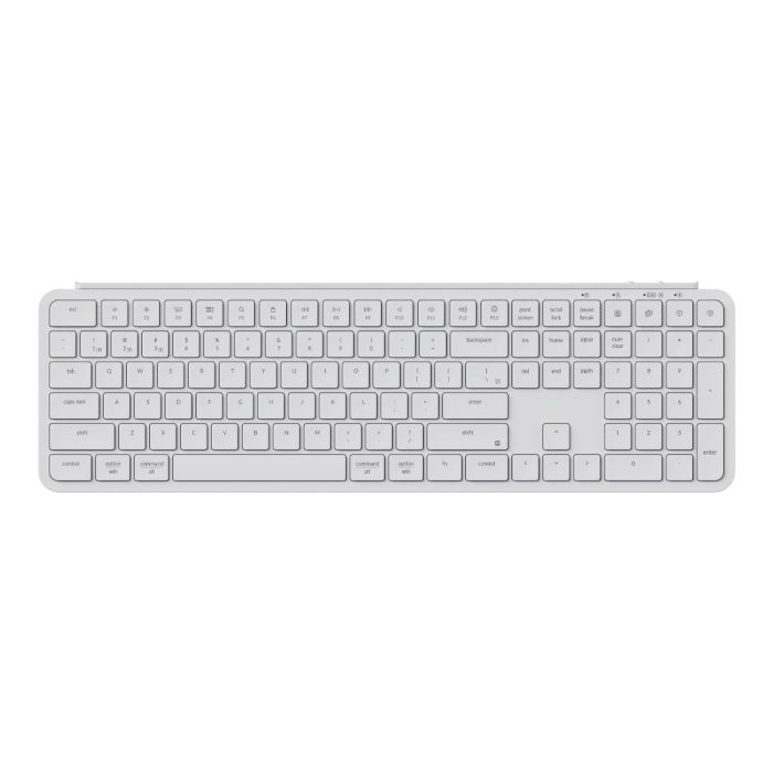 Keychron B6 Pro Ultra-Slim 100% Wireless Keyboard – Ivory White -