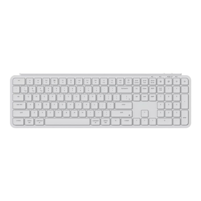 Keychron B6 Pro Ultra-Slim 100% Wireless Keyboard – Ivory White -
