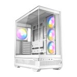 Antec C7 ARGB ATX Mid Tower Gaming Chassis – White White