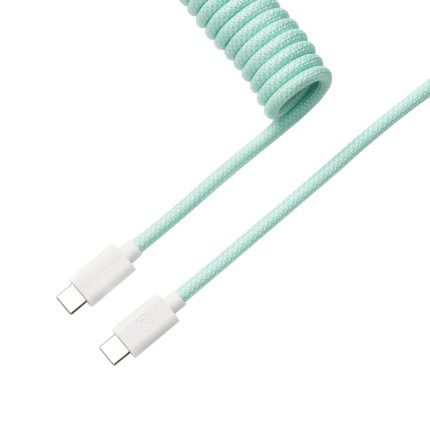 Keychron Coiled Aviator Cable - Mint/Straight -