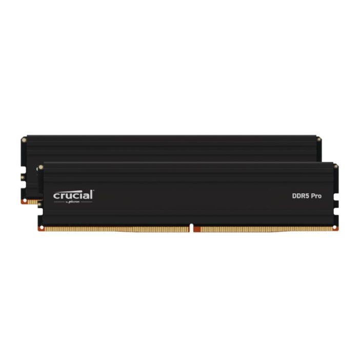 Crucial Pro 32GB Kit 5600MHz DDR5 Desktop Memory Black