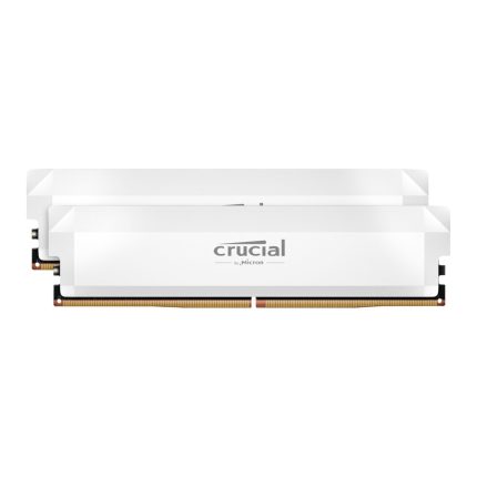 Crucial Pro DDR5 6000MHz 32GB Overclocking Memory Kit – White White